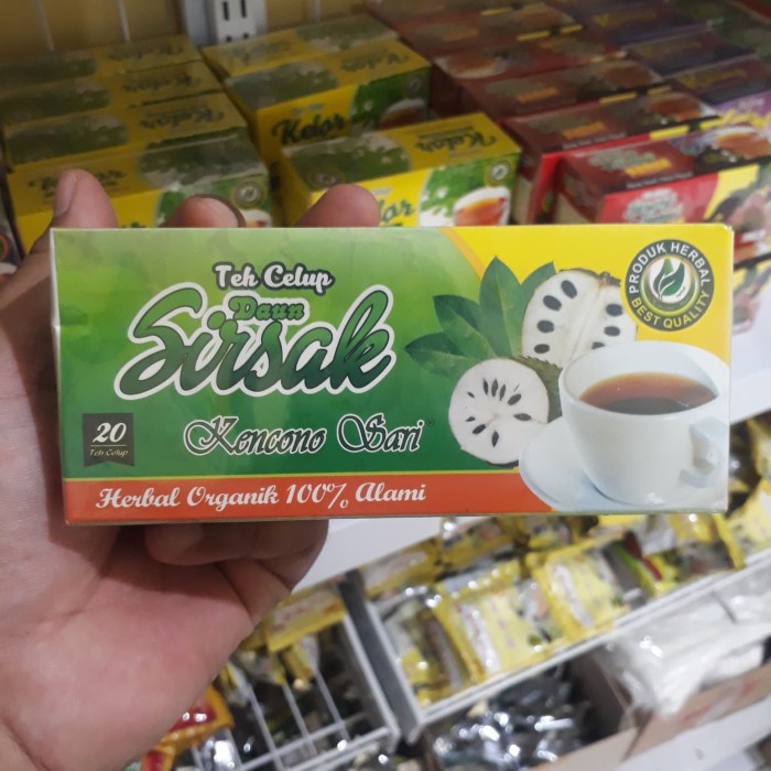 

Teh Celup DAUN SIRSAK Kencono Sari