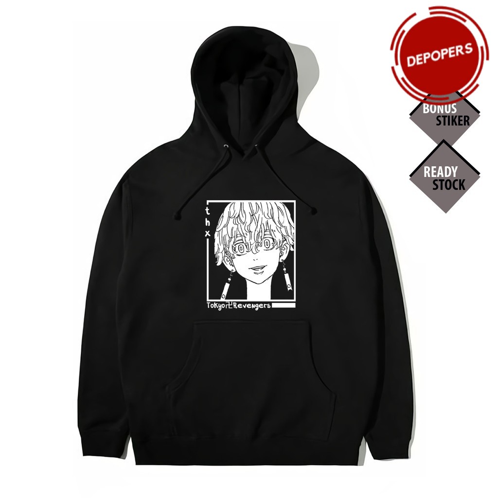 COD - HOODIE TOKYO REVENGERS IZANA KUROKAWA COSPLAY   CULTURE ANIME  TENJIKU BLACK UPDATE