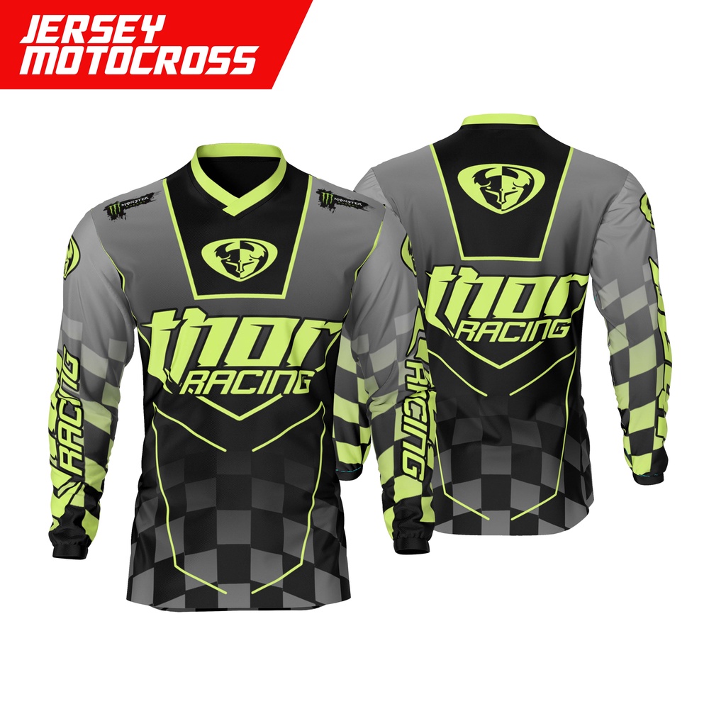 JERSEY RACING MOTOR CROSS LONG SLEEVE MOTOCROSS LENGAN PANJANG SERIES 12