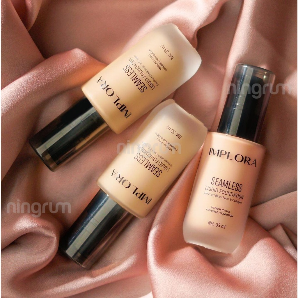 Ningrum - Implora Seamless Liquid Foundation 100% Ori BPOM - 5111