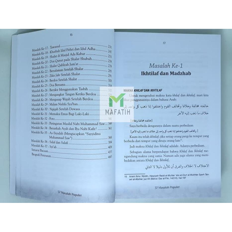 ( Buku ) Buku 37 Masalah Populer Ustadz Abdul Somad 100% ORIGINAL