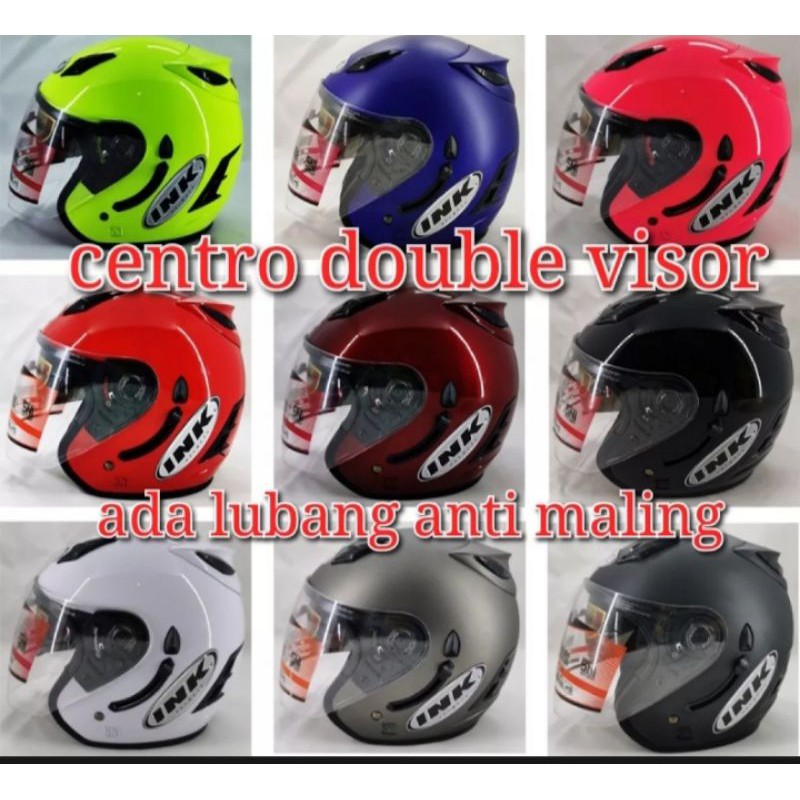 Helm ink double visor