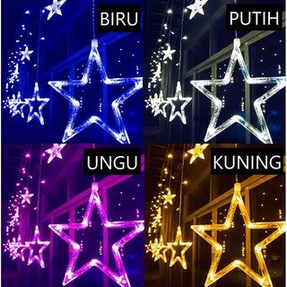  1 KG 2PCS BINTANG  BESAR Lampu  Dekorasi Tumblr  Bintang  