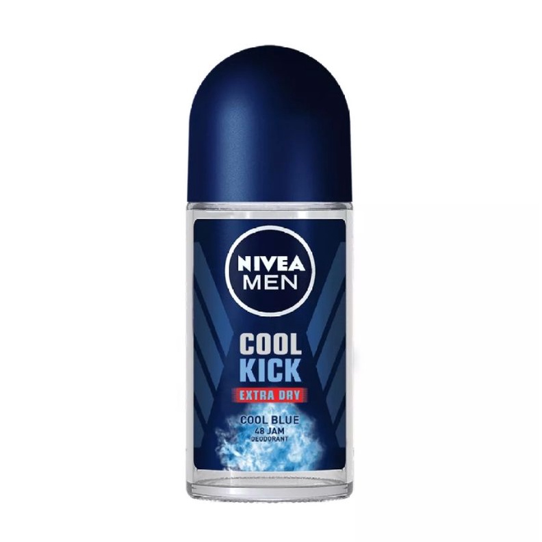 NIVEA MEN DEODORANT COOL KICK COOL BLUE ROLL ON 50ML