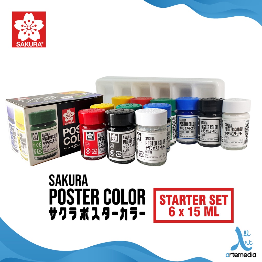 

Cat Poster Sakura 6x15ml Regular Starter Set Poster Color