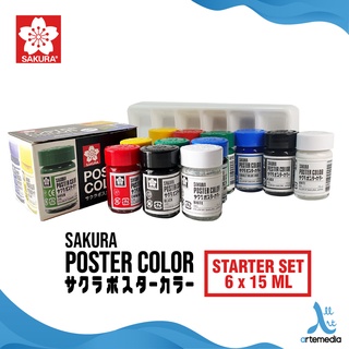 Cat Poster Sakura 6x15ml Regular Starter Set Poster Color