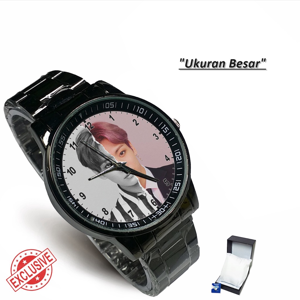 Jam Tangan Rantai Couple K-POP BTS JUNGKOK (Keren)