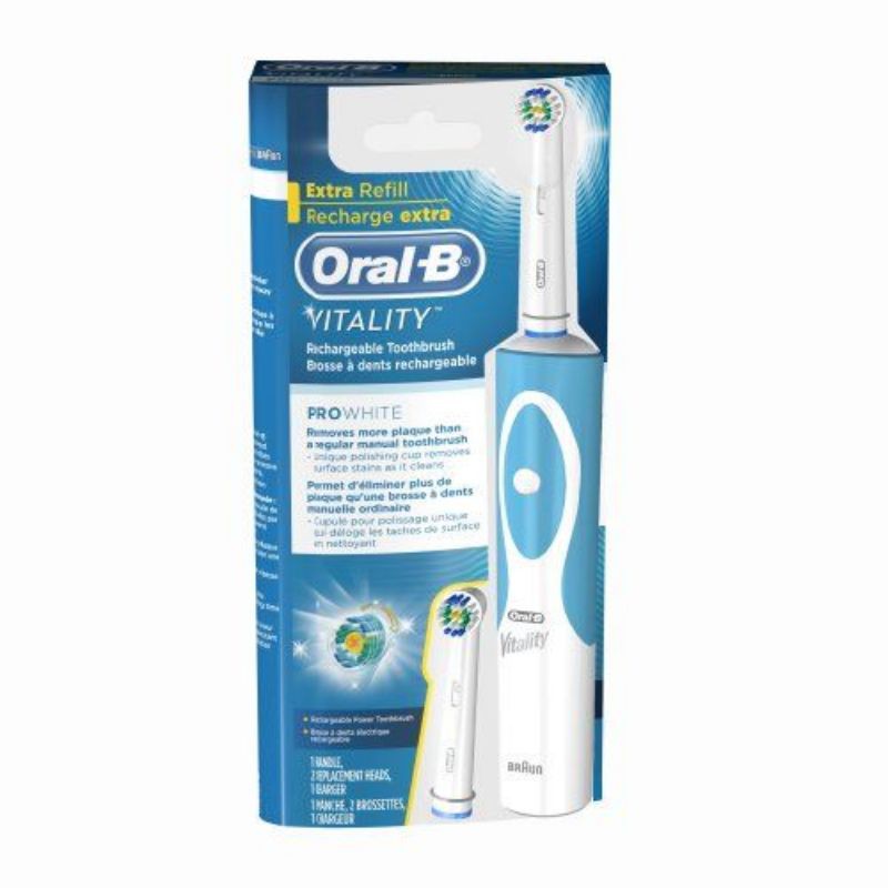 Oral B vitality Prowhite electric, sikat gigi elektrik oral B