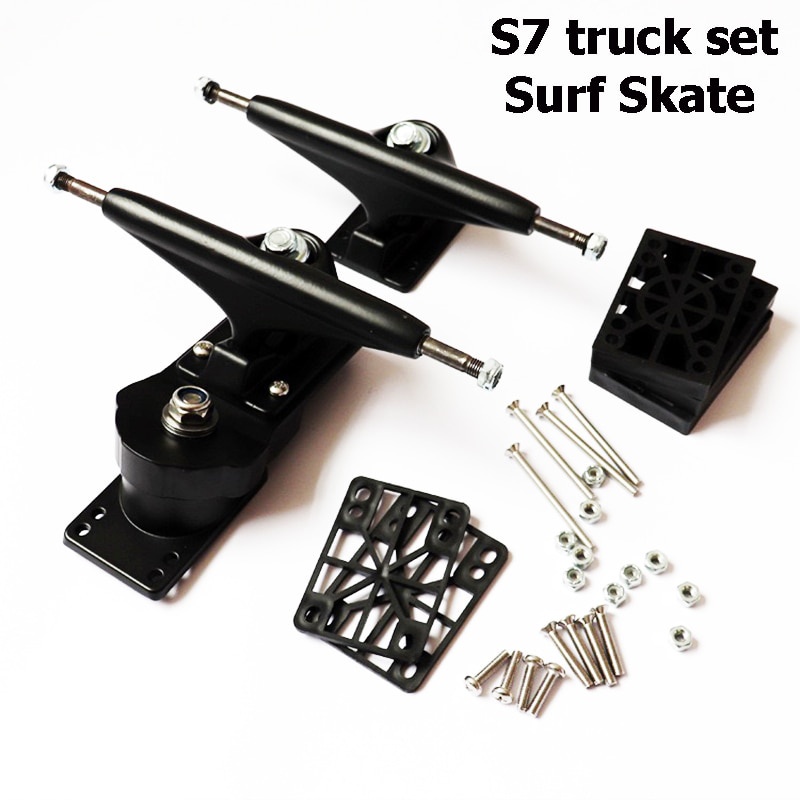 Set Sekrup Braket Putar Bahan Aluminum Alloy Ukuran 6.25Inch S7 Untuk Surf Skate