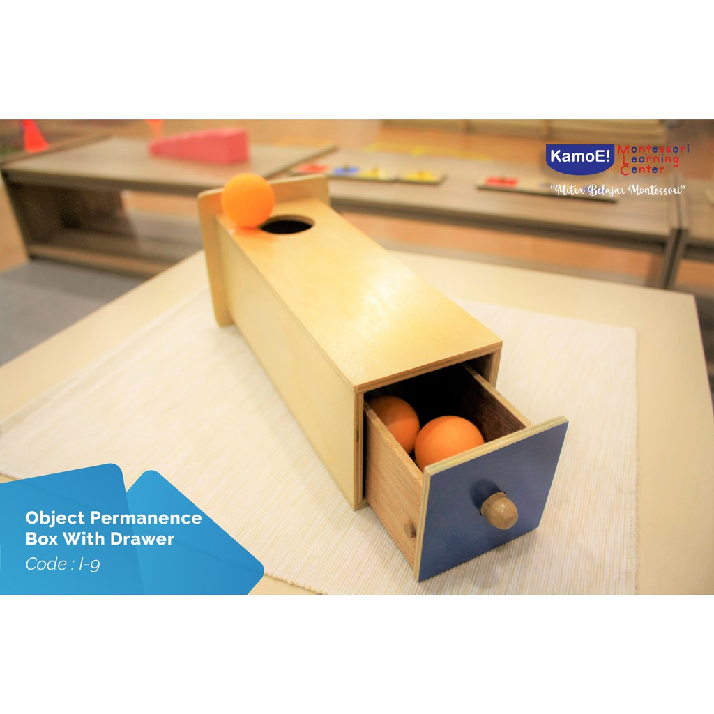 

Object Permanence Box With Drawer Montessori Material