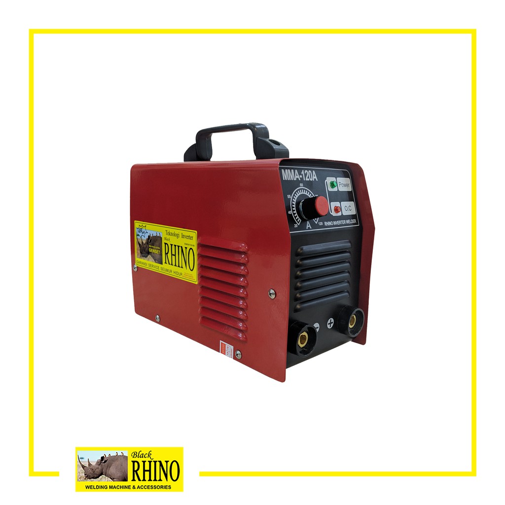 Mesin las inverter RHINO MMA 120 A RED