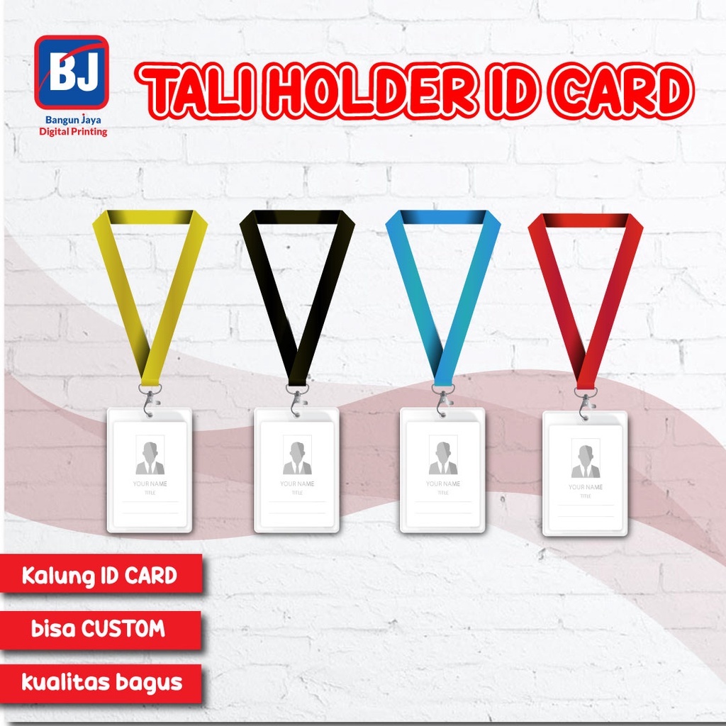 

Tali & Holder ID CARD 1 cm + Besi
