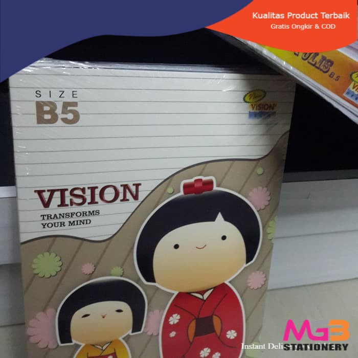 

Buku Tulis Boxy Vision 42 Lembar HARGA SATU BUKU BUKAN SATU PACK - ATK