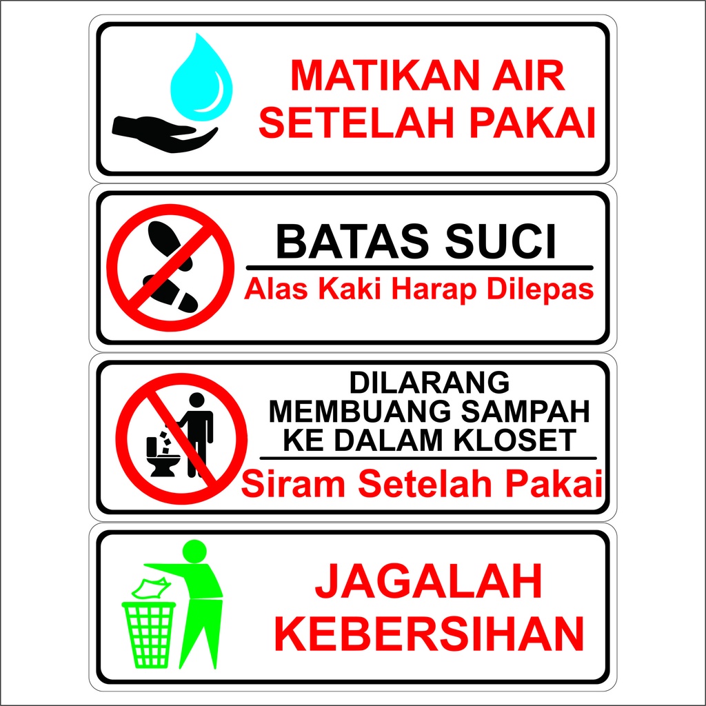 

STIKER SIGN UK 25X8CM MURAH