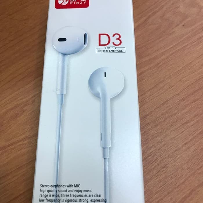 Headset Earphone Stereo D3 with Microphone