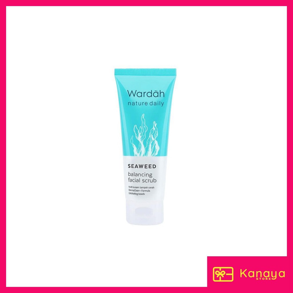 (BISA COD) Wardah Seaweed Balancing Facial Scrub