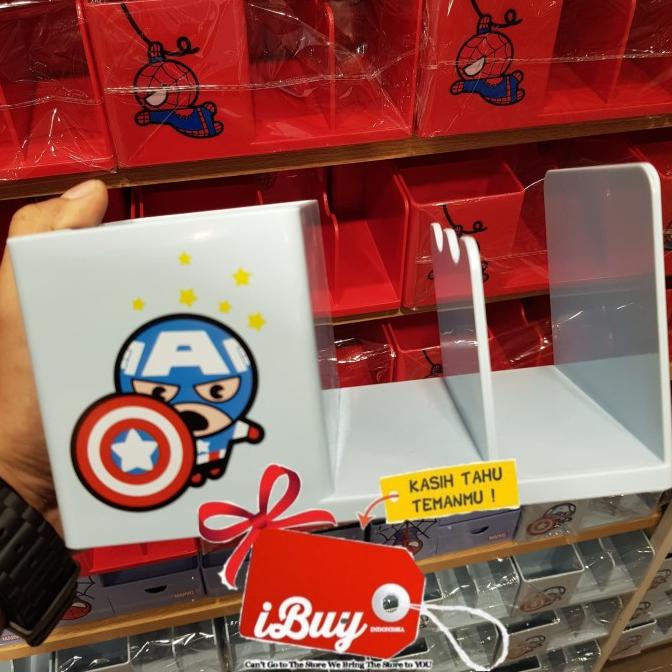 

Office & Stationery | Document Organizer | Miniso Captain America Stationery Organizer Tempat Buku N Alat Tulis | Best Seller