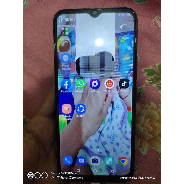 infinix Hot 8 Minus Lcd ram 4/64