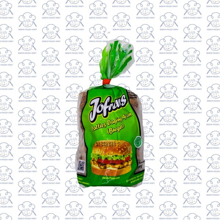

patties daging ayam burger jofrans 900 gr