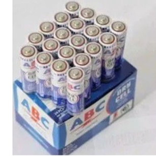 Baterai ABC Tipe AA 1.5V A2 Batu Batre Battery Dry Cell BIRU Harga Satuan/Batu baterai jam dinding/BATU JAM REMOTE AC, REMOTE TV TERMURAH