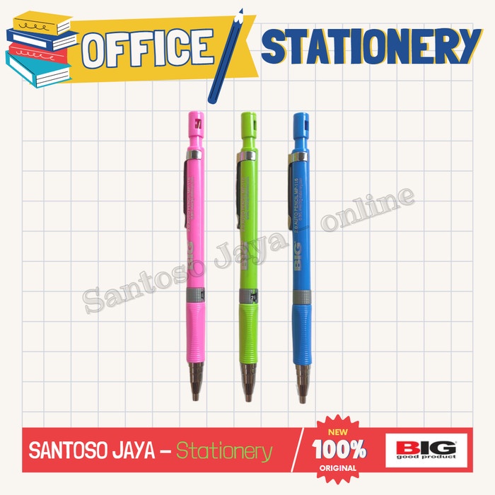 

Pensil Mekanik BIG 2.0 mm Auto Pencil - Mechanical Pencil MP-116