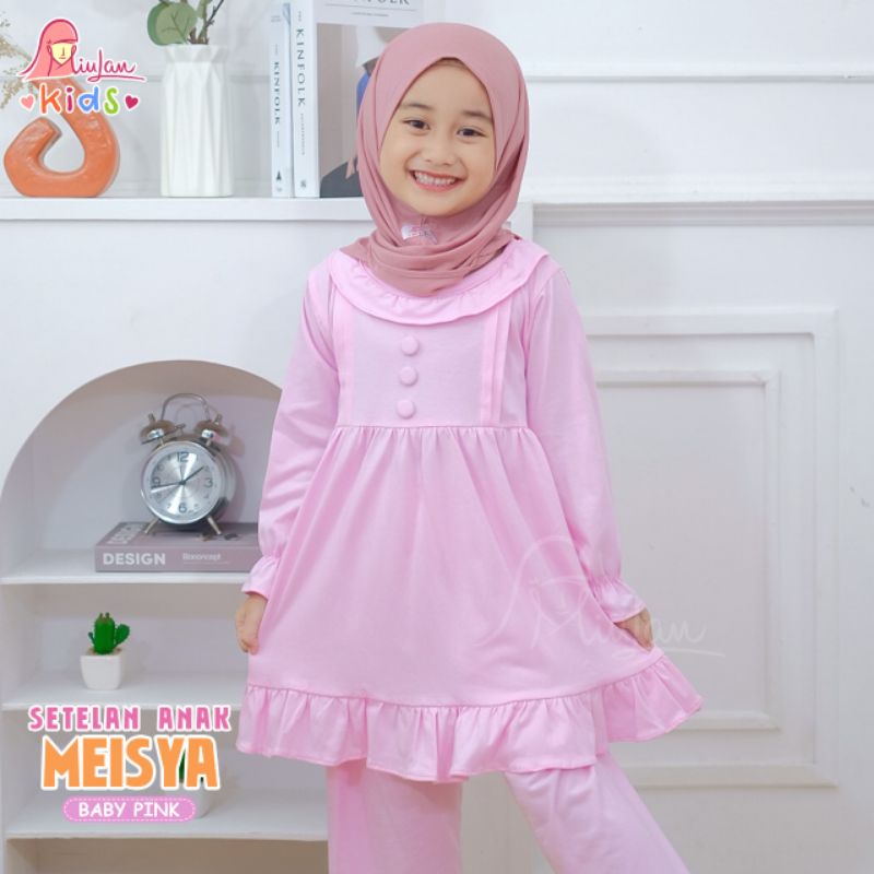 MIULAN | Setelan Anak Meisya / Setelan Anak Miulan / Setelan Anak Katun / Baju Mengaji Anak / Baju A