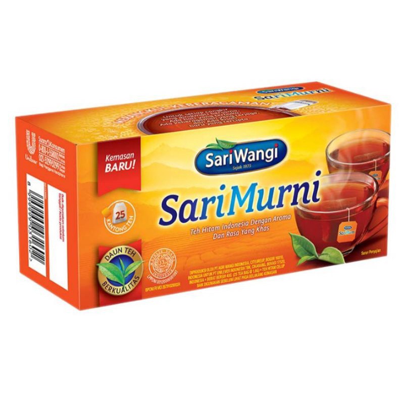 

Sariwangi Teh Celup Sari Murni 25pcs