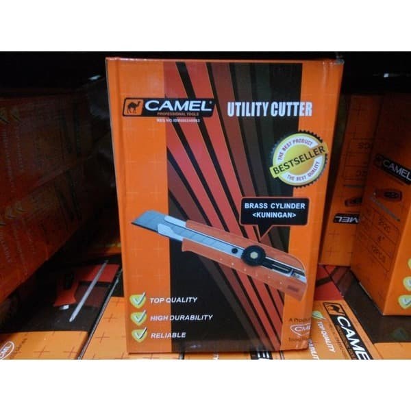 

Eklusif Pisau Kater Besar / Pisau Cutter Besar / Pisau Cutter Gagang Karet Terlaris