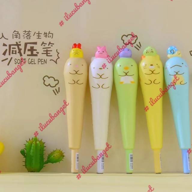 

PULPEN SQUISHY SUMIKKO GURASHI ORIGINAL PEN GEL LUCU PEN SUMIKKO GURASHI