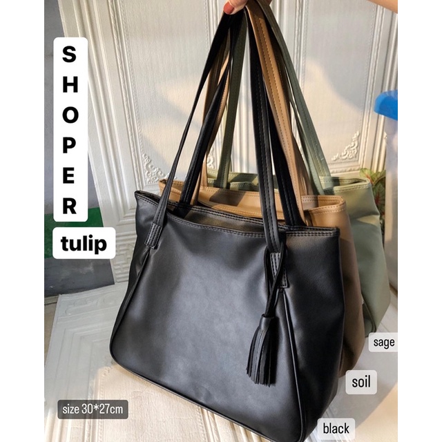 SHOPER TULIPH / TOTEBAG / TAS SEKOLAH / TAS KULIAH / TAS TERBARU / TAS MURAH