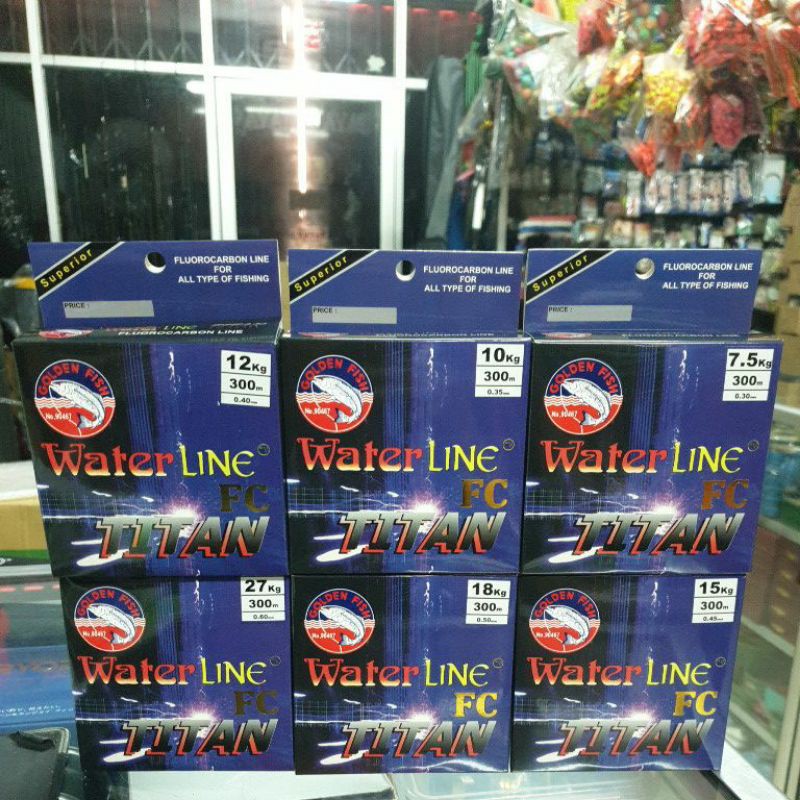 Senar Golden Fish Waterline TITAN FC 300m (Semua Ukuran)