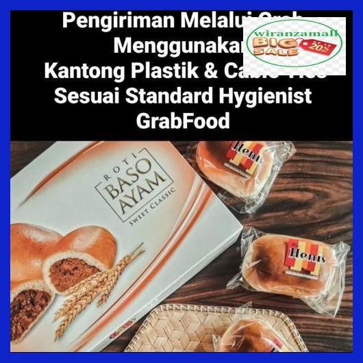 

23Qwe2- Roti Baso Ayam - Henis Mangga Besar Pusat (10Pcs/1Box) - Box Normal 9Yk9Kji-
