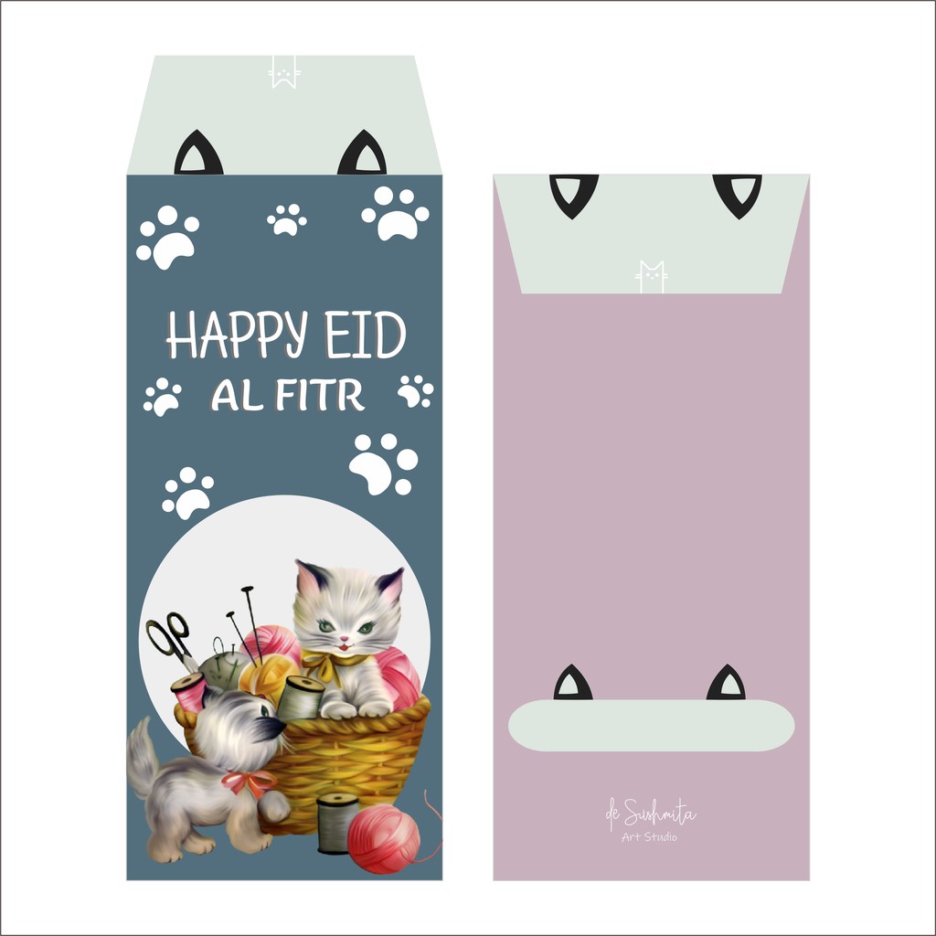 

AMPLOP LEBARAN EDISI KUCING