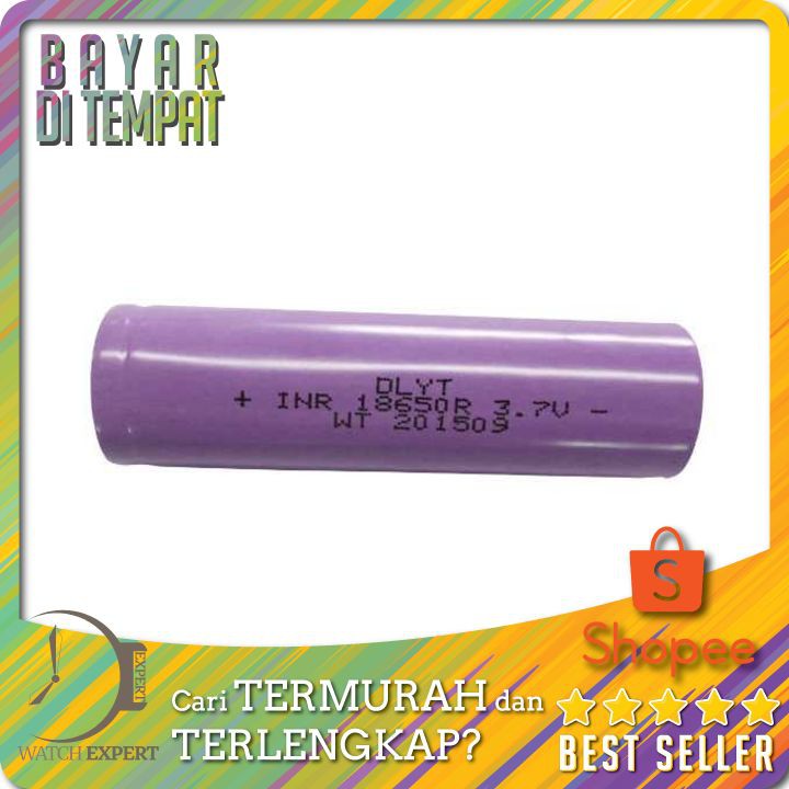 TERMURAH Baterai 18650 INR 3.7V 2500mAh Flat Top