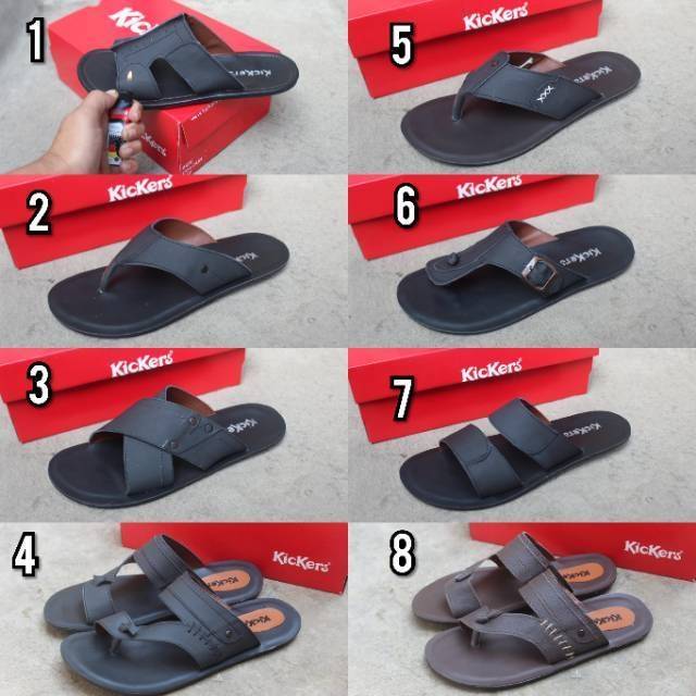 [ORIGINAL] SANDAL SLIDE KULIT PRIA CASUAL / SENDAL SLIP ON SELOP SANTAI COWOK LAKI-LAKI DEWASA S30