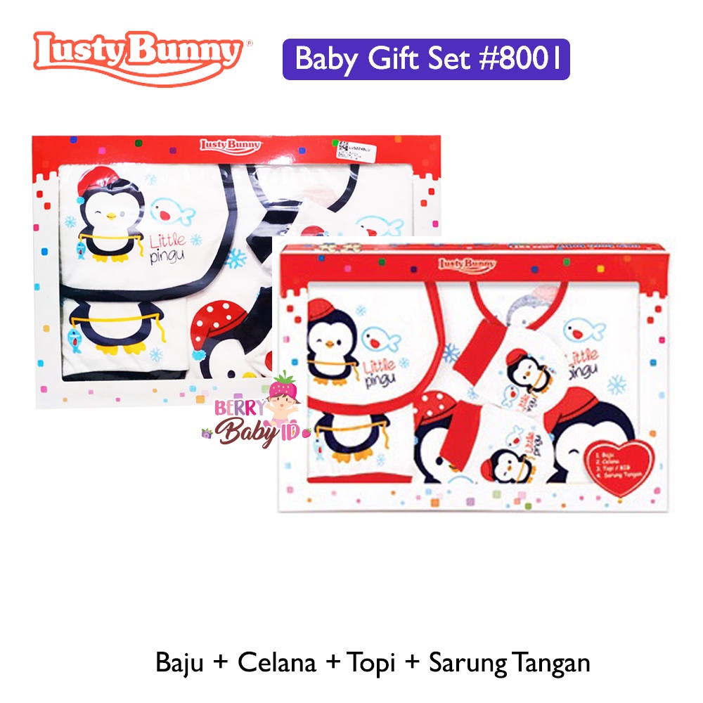 Lusty Bunny Baby Gift Set #8001 Paket Kado Baju Bayi Berry Mart