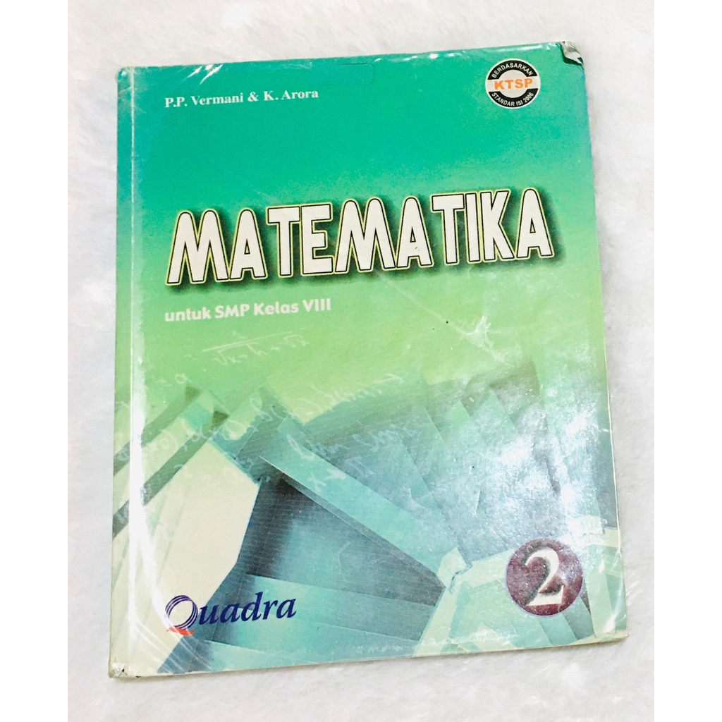 Buku cetak matematika quadra kelas 8 (SMP VIII) / Buku matematika penerbit quadra SMP kelas 8