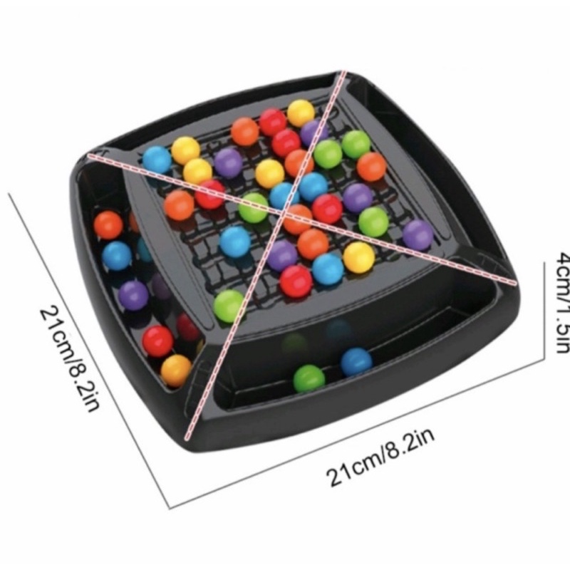 Mainan Anak Match Game - Rainbow Ball Matching Game - Game Matching -