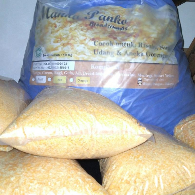 

Tepung 1Kg Manna Panko Breadcrumbs nugget/Panir/Premix