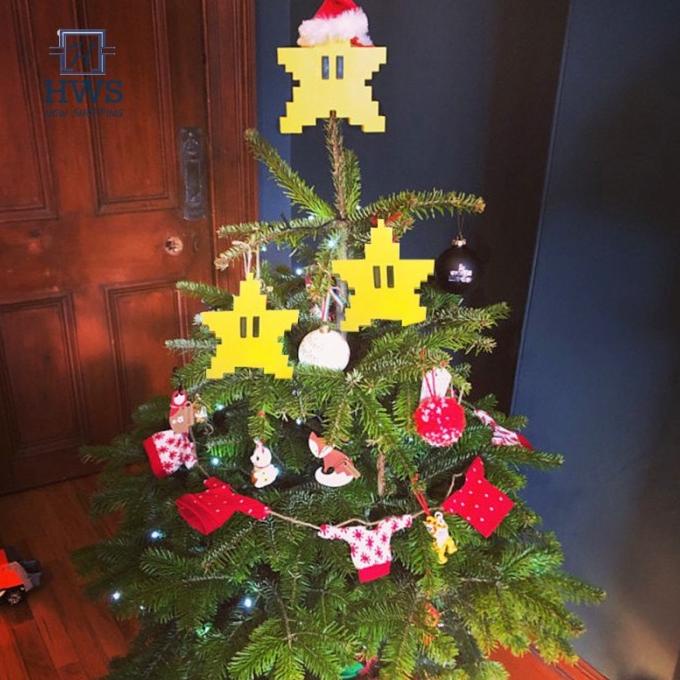 

Bintang Pixel 3D Untuk Dekorasi Puncak Pohon Natal Hn67613