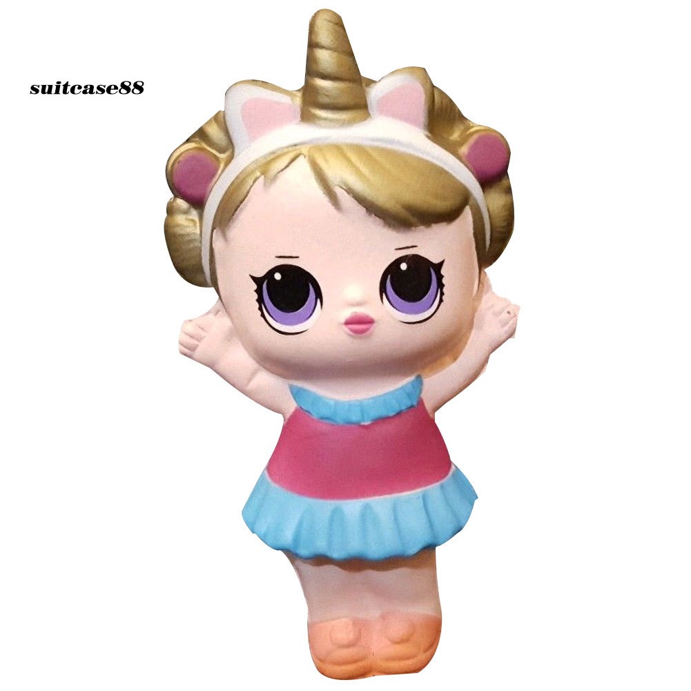 STC Mainan Squishy Bentuk Boneka Kartun Anak Perempuan Slow Rising Untuk Pereda Stress