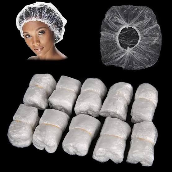 SHOWER CAP PLASTIK / PENUTUP KEPALA PLASTIK MANDI