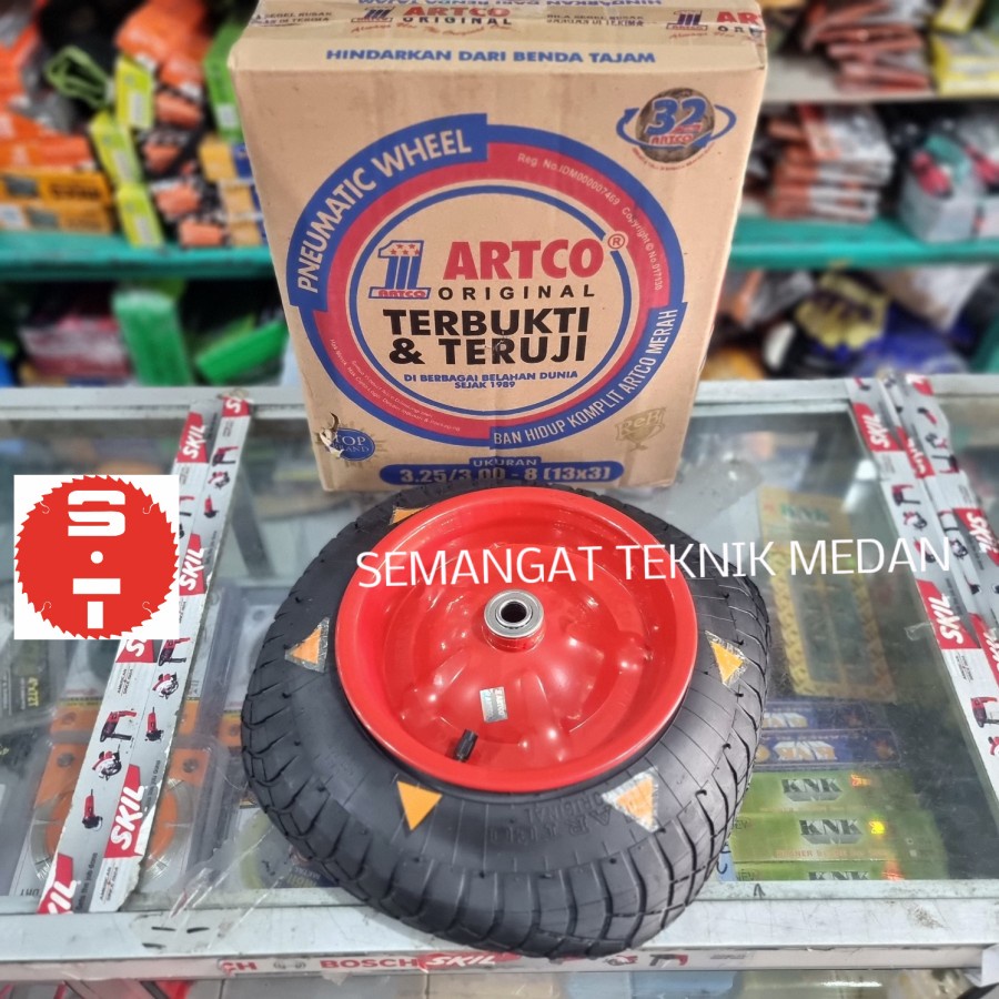 BAN RODA PNEUMATIC HIDUP VELG KERETA GEROBAK SORONG ANGKONG ARTCO
