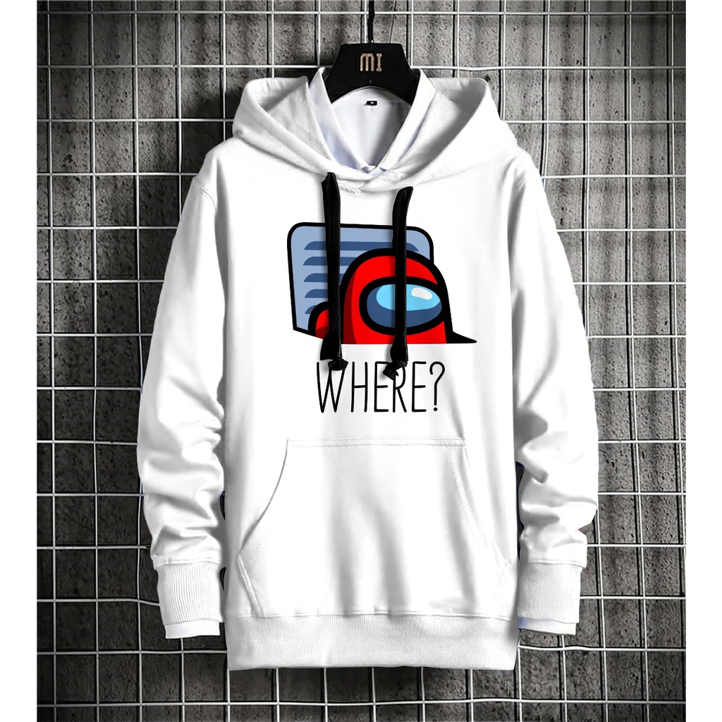 HOODIE ANONG US WHERE BAHAN FLEECE - A5GARD88