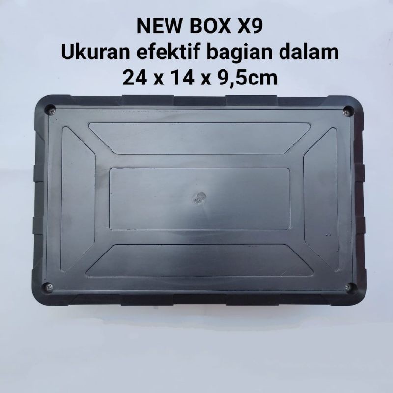 New Box X9 Serba Guna untuk Custom Elektro/Eletronik ukuran 24 x 14 x 9.5cm