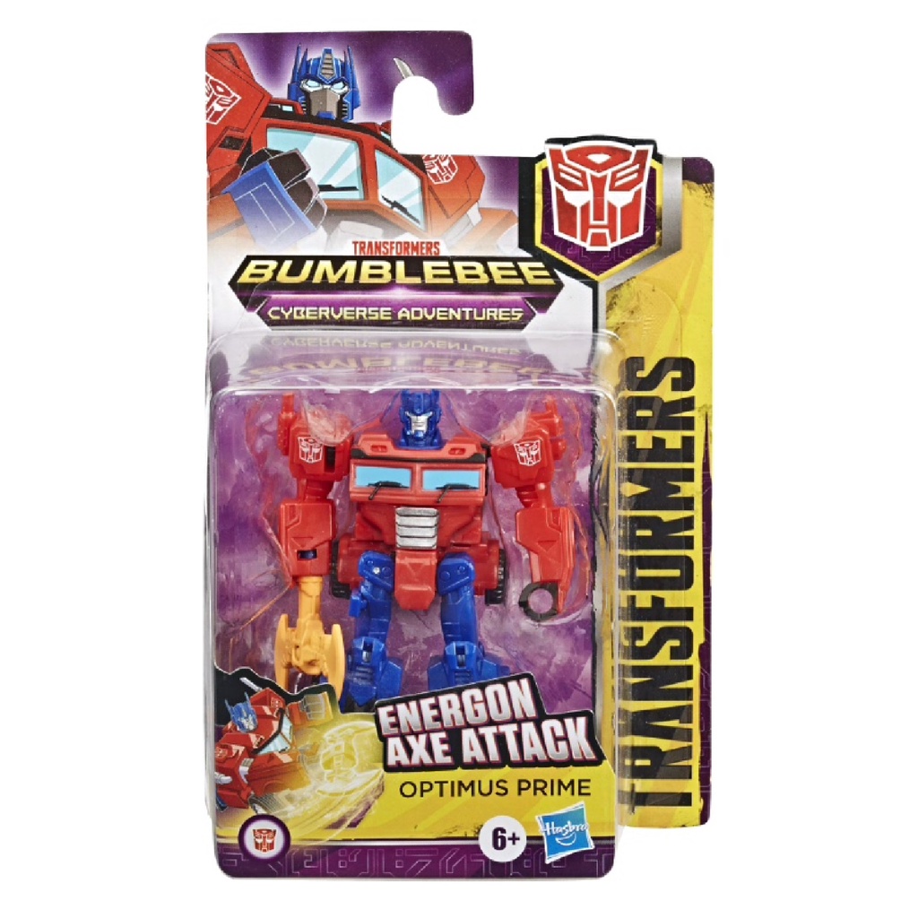 TRANSFORMERS BUMBLEBEE Cyberverse Adventures Scout Class Optimus Prime Figure