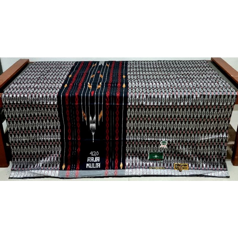 Sarung tenun sutra RAJA MULIA 420 EXCLUSIVE skelas tamer kamer bhs sge sgt lamiri lamiya hidayat