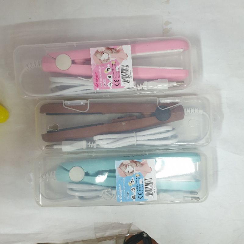 Catok Rambut mini Listrik Ls 228a Hair straightener Murah