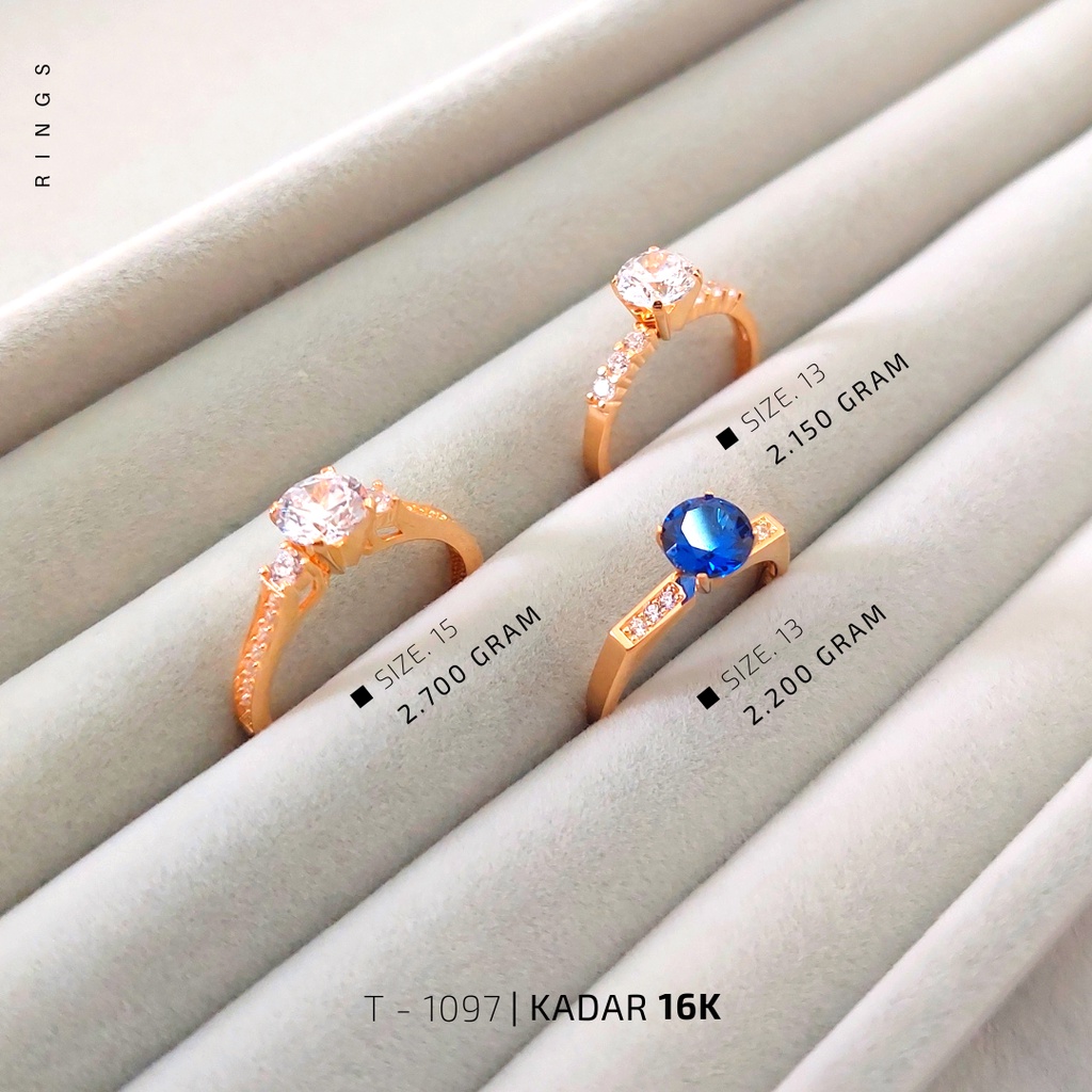 CINCIN SOLITARE BIRU