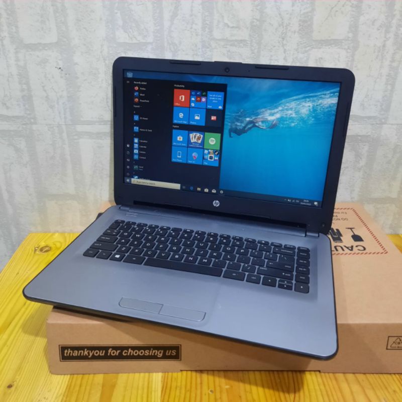 Laptop HP 348 G3, Core i5-6200U Gen 6th Ram 4GB HDD 500GB DoubleVga Amd Radeon R5 M430 2Gb Gaming desain